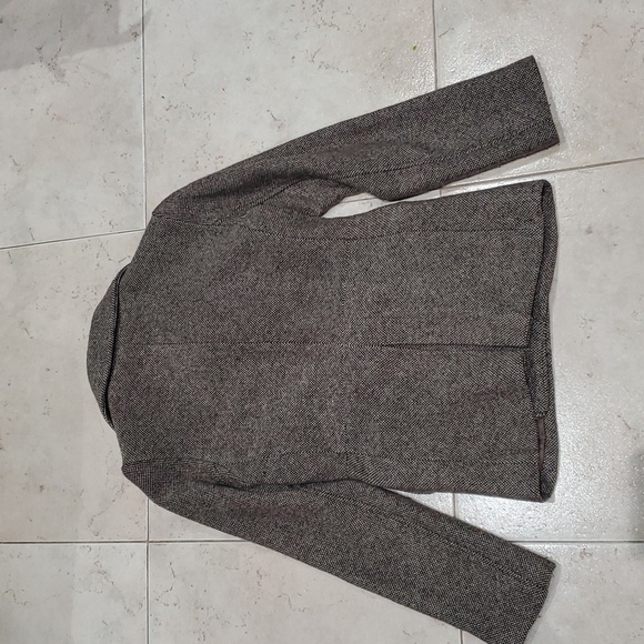Old Navy Brown Tweed Pea Coat XS Extra Small - Picture 5 of 10
